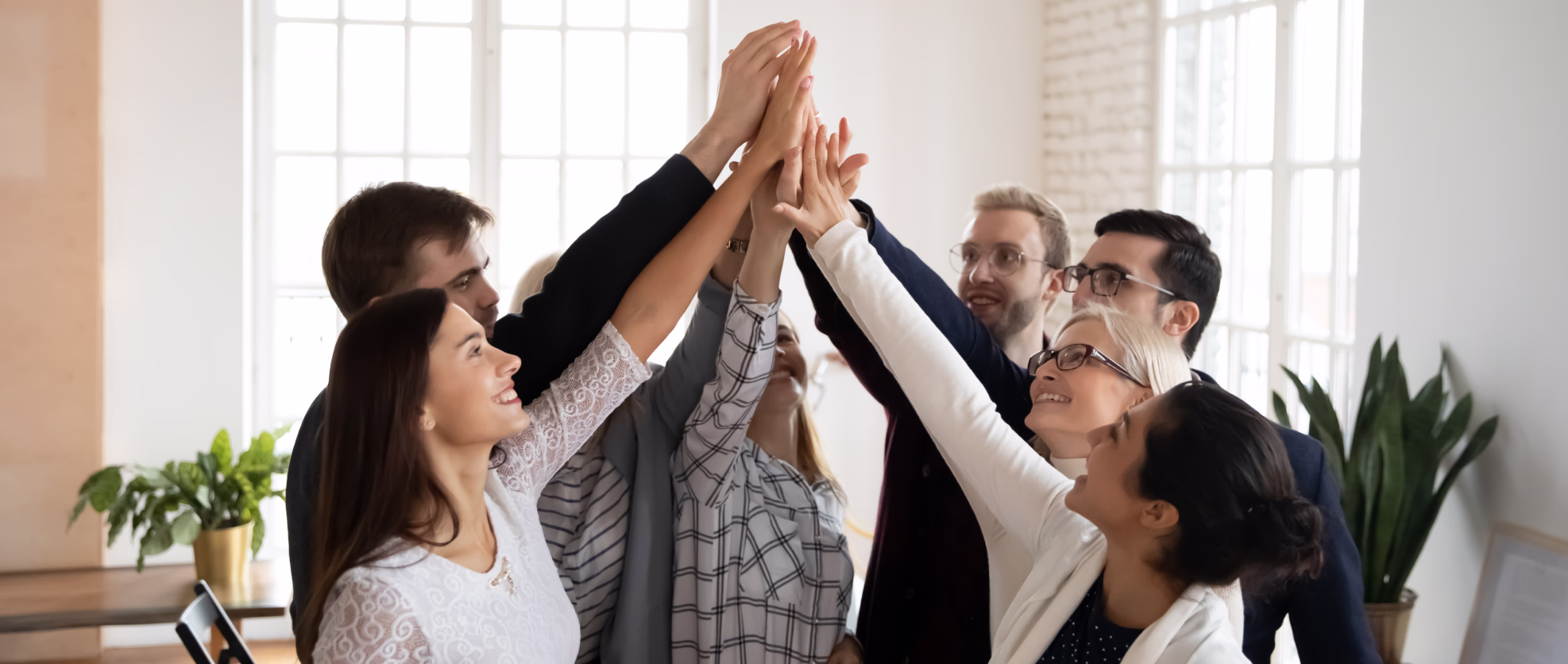 Diverse team of professionals representing unified enterprise operations